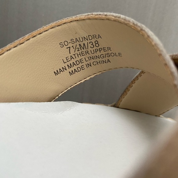 NEW Sole Society Saundra Espadrille Sandals size 7.5 - Picture 8 of 11